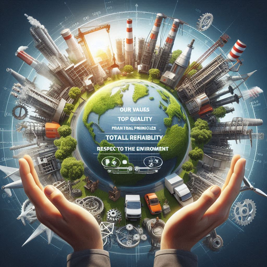 Nos Valeurs, Nos Principes Fondamentaux, Qualité supérieure, Fiabilité totale, Respect de lenvironnement (1)